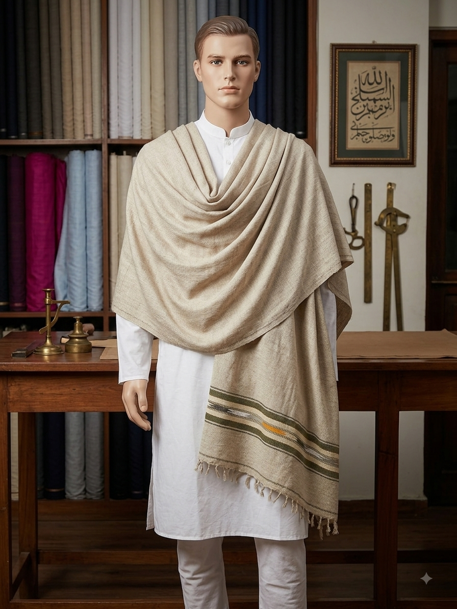 Sarwat Pure Wool Shawl