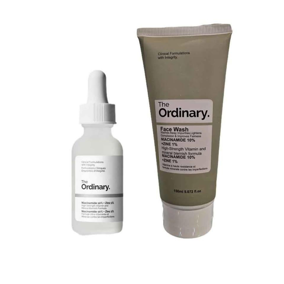 The Ordinary Face wash plus serum