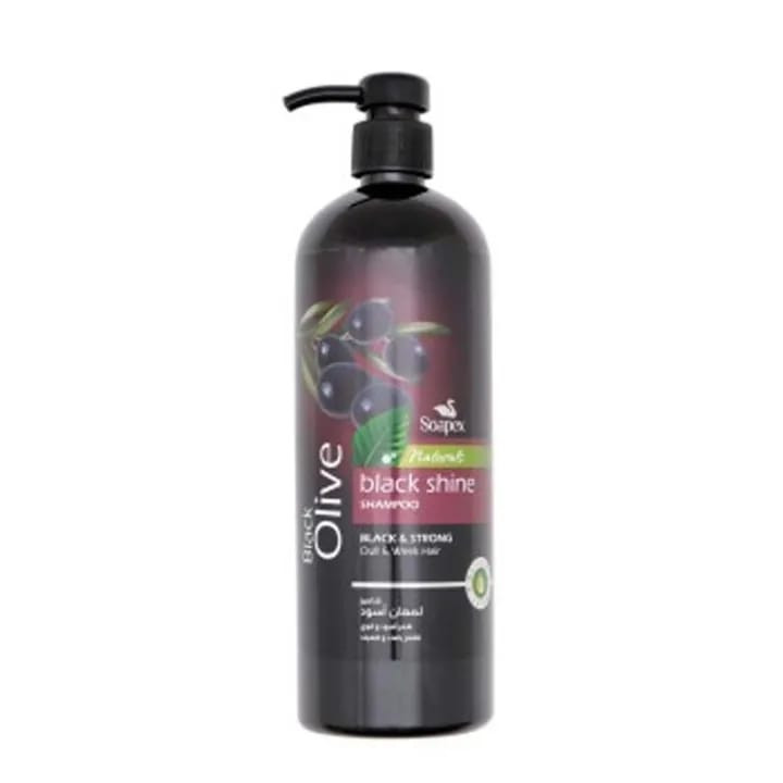 Soapex Natural  Black Olive Black Shine Shampoo 800 ml