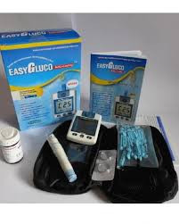 Easy Gluco Glucometer with 25 strips Lifetime warranty